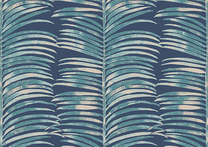 Melody Velvet, Blue Lagoon - Roman Blind - Image 7